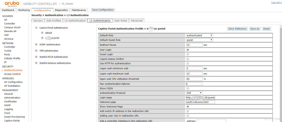 Aruba学习笔记04-Web UI --Configuration面板介绍_configuration面板_20