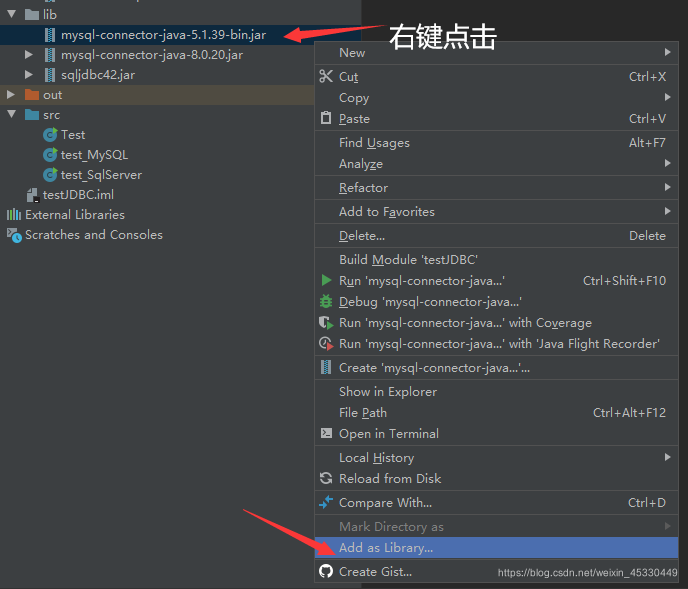 Mysql/sql server connects to the database through JDBC to add, delete, modify and query