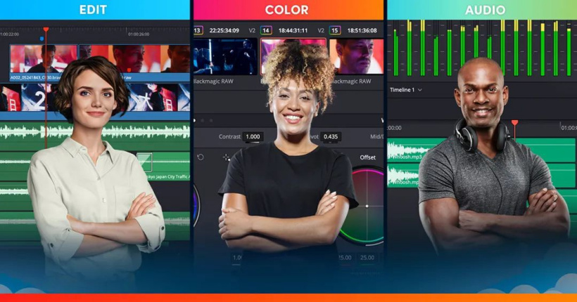DaVinci resolve 18, a video editing and color matching software, was officially released