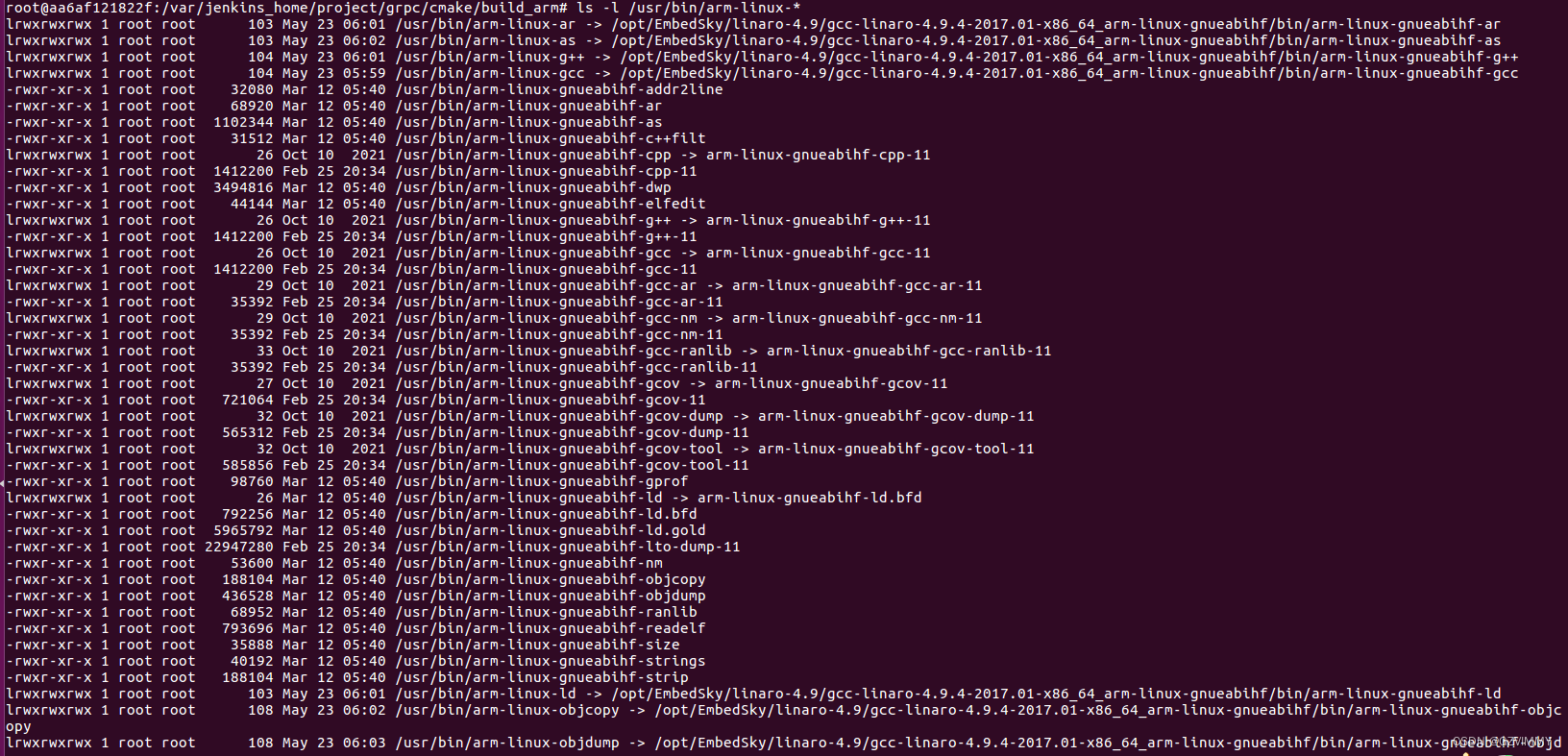 Transplant grpc to arm board