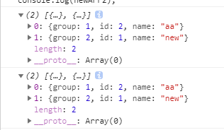 js数组 =号赋值改变一个，引发原数组改变问题