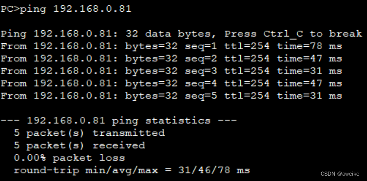 Static routing - Comprehensive Experiment
