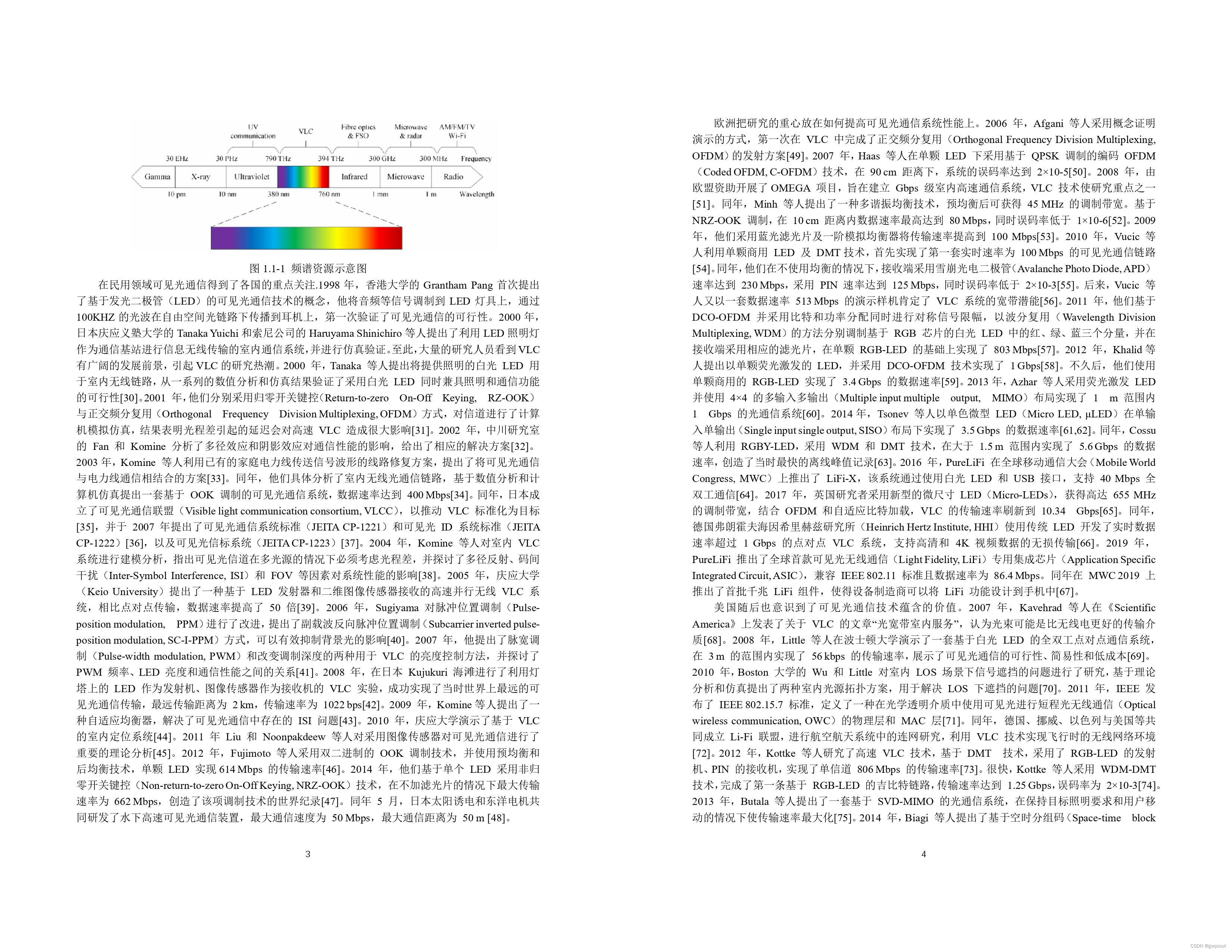 Research Report - visible light communication and visible light positioning